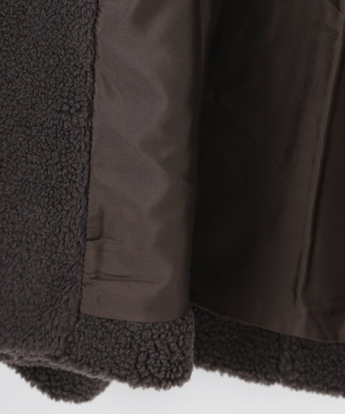 GLOBAL WORK（グローバルワーク）の「【キッズ】ボアノーカラーコート/239862（その他アウター・キッズ・オフホワイト/グレー系その他3・100cm/110cm/160cm/150cm/140cm/130cm/120cm）」の13枚目の写真