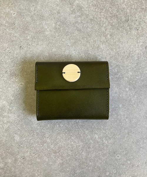 TIDEWAY(タイドウェイ)の「WOOD CARD CASE(名刺入れ・レディース・アッシュグレー/ブラック/ベージュ/グリーン・FREE)」の4枚目の写真