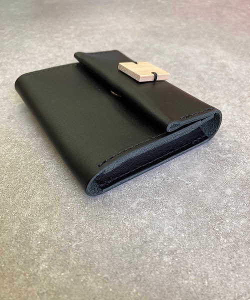 TIDEWAY(タイドウェイ)の「WOOD CARD CASE(名刺入れ・レディース・アッシュグレー/ブラック/ベージュ/グリーン・FREE)」の6枚目の写真