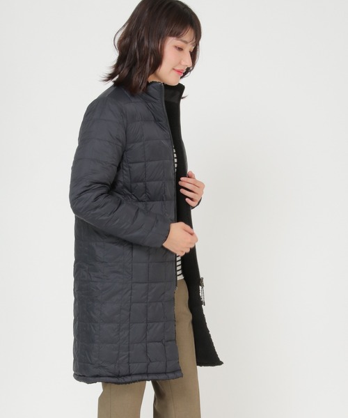 TAION（タイオン）の「TAION タイオン リバーシブルコート（トレンチコート・レディース・ブラック/ライトグレー・M/L）」の2枚目の写真