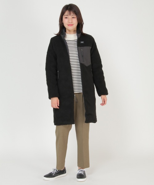 TAION（タイオン）の「TAION タイオン リバーシブルコート（トレンチコート・レディース・ブラック/ライトグレー・M/L）」の4枚目の写真