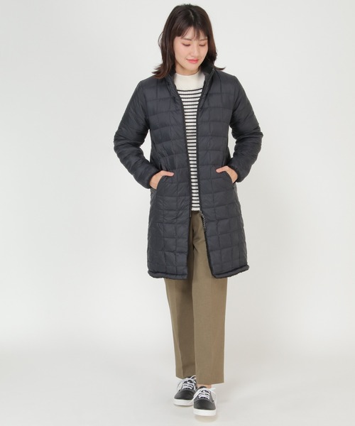 TAION（タイオン）の「TAION タイオン リバーシブルコート（トレンチコート・レディース・ブラック/ライトグレー・M/L）」の5枚目の写真