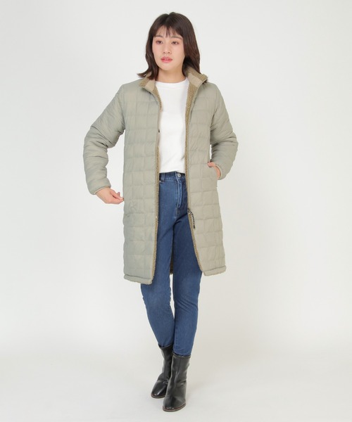 TAION（タイオン）の「TAION タイオン リバーシブルコート（トレンチコート・レディース・ブラック/ライトグレー・M/L）」の6枚目の写真