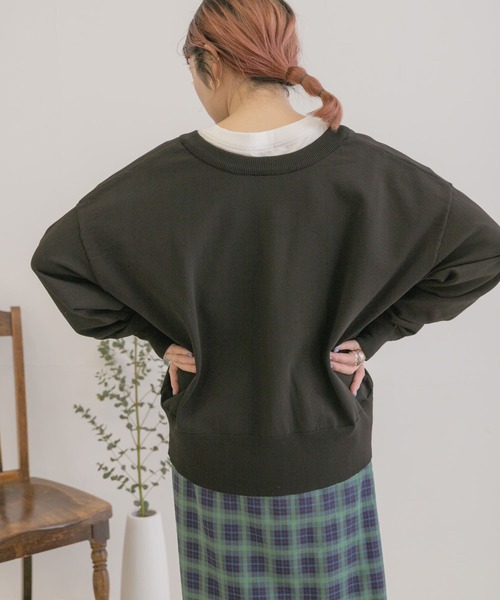 ITEMS URBANRESEARCH（アイテムズ アーバンリサーチ）の「2WAYクルーネックカーディガン（カーディガン/ボレロ・レディース・ブラック/ブルー/グレー系その他・FREE）」の17枚目の写真