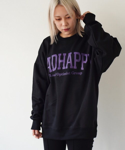 Port（ポート）の「カレッジ ロゴ ビッグシルエット スウェット (ユニセックス)（スウェット・レディース・A/B/C/D/E/F/G/H/I/J/K/L/M/N/O/P/Q/R/S/T/U/W/X/V・FREE）」の4枚目の写真