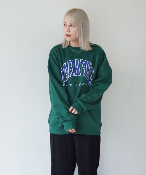 Port（ポート）の「カレッジ ロゴ ビッグシルエット スウェット (ユニセックス)（スウェット・レディース・A/B/C/D/E/F/G/H/I/J/K/L/M/N/O/P/Q/R/S/T/U/W/X/V・FREE）」の21枚目の写真