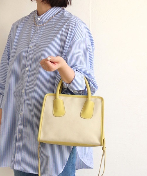 T・S・L(ティーエスエル)の「スクエア2wayバッグ(ボストンバッグ・レディース・ブラック/イエロー/モカ・FREE)」の1枚目の写真