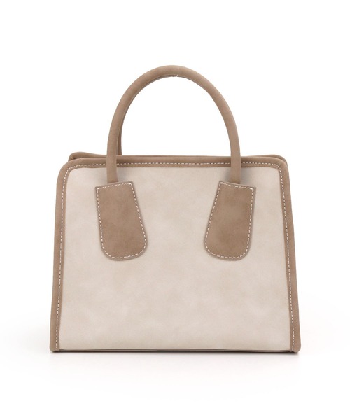 T・S・L(ティーエスエル)の「スクエア2wayバッグ(ボストンバッグ・レディース・ブラック/イエロー/モカ・FREE)」の4枚目の写真