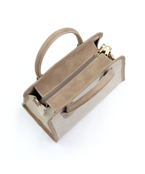 T・S・L(ティーエスエル)の「スクエア2wayバッグ(ボストンバッグ・レディース・ブラック/イエロー/モカ・FREE)」の7枚目の写真