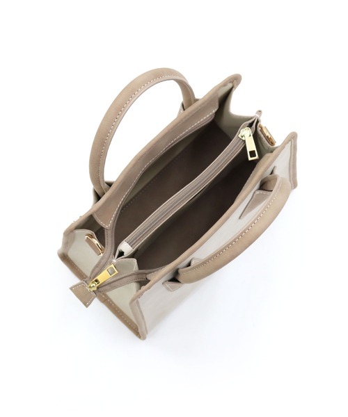 T・S・L(ティーエスエル)の「スクエア2wayバッグ(ボストンバッグ・レディース・ブラック/イエロー/モカ・FREE)」の8枚目の写真