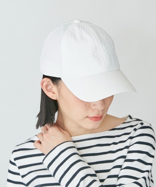 OVERRIDE(オーバーライド)の「OVERRIDE CMX SUCKER 6P CAP(キャップ・レディース・ホワイト/ネイビー/ブルー・57~59cm)」の4枚目の写真