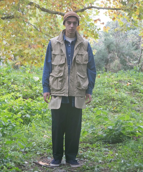 wonderland(ワンダーランド)の「Border beanie(ニットキャップ/ビーニー・メンズ・ブラウン/サックスブルー・ONESIZE)」の5枚目の写真