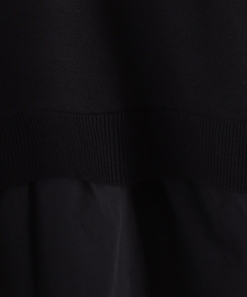 OPAQUE.CLIP（オペークドットクリップ）の「◆ドッキングフレアニットプルオーバー【WEB限定サイズ】（ニット/セーター・レディース・サンドベージュ/ホワイト系/ブラック・42/40/38）」の11枚目の写真