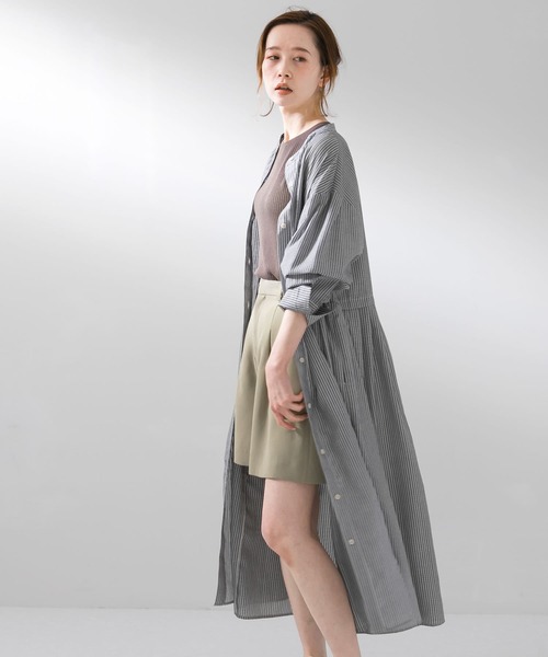 UR Lab.（アーバンリサーチラボ）の「サラサラリブクルーネックニット（ニット/セーター・レディース・チャコールグレー/ベージュ系その他/グリーン/ブラック/ホワイト・FREE）」の20枚目の写真