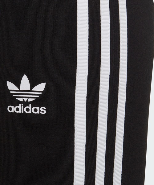 adidas(アディダス)の「アディカラー タイツ / アディダスオリジナルス adidas Originals(レギンス/スパッツ・キッズ・ブラック×ホワイト・130/140/150/160/170)」の2枚目の写真