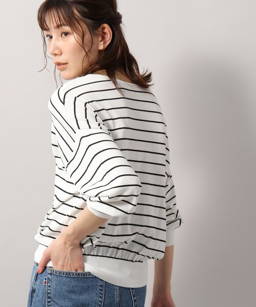 SOUP(スープ)の「◆接触冷感・UVカット/前後2WAYニットプルオーバー(ニット/セーター・レディース・ホワイト系5/ベビーピンク/ダークブラウン/ライトブルー/ライトグレー/ブラック・13/09)」の15枚目の写真
