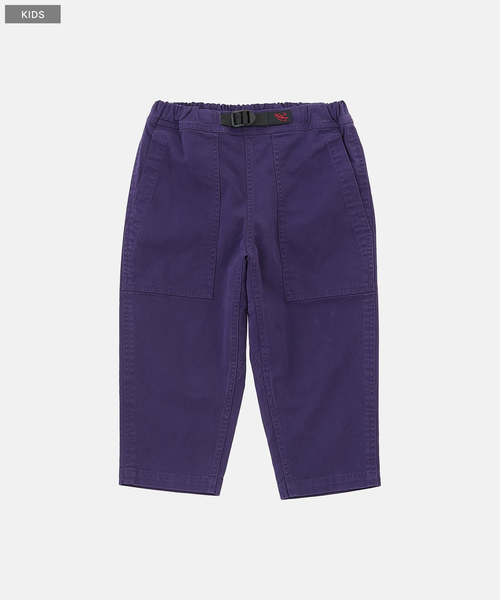 Gramicci（グラミチ）の「KIDS LOOSE TAPERED PANT｜キッズルーズテーパードパンツ（その他パンツ・キッズ・ネイビー系/オリーブ/ブラウン系その他/イエロー系その他/ベージュ系その他/ブラック/ブラウン系その他2/チャコールグレー/ブルー系その他/パープル系その他/グレー系その他6/グリーン系その他6/ブルーグレー/ダークパープル・130cm/120cm/100cm/110cm）」の12枚目の写真