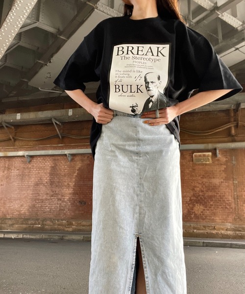 intoxic.(イントキシック)の「【intoxic.】フロイトピクチャー ショートスリーブ(Tシャツ/カットソー・レディース・ブラック/ベージュ・FREE)」の14枚目の写真