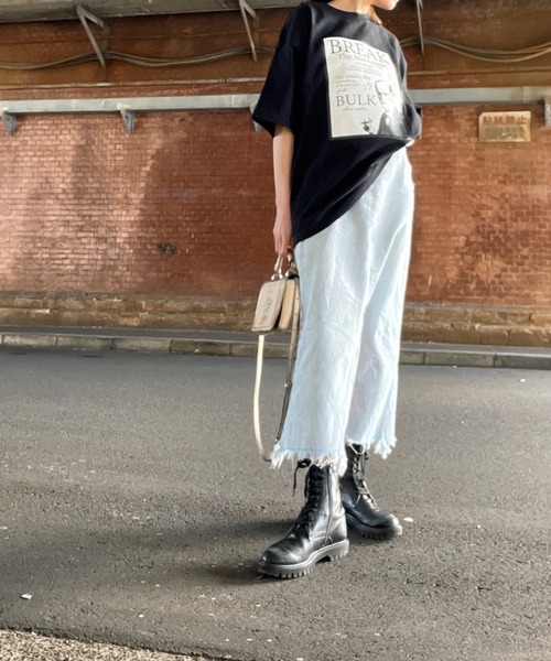 intoxic.(イントキシック)の「【intoxic.】フロイトピクチャー ショートスリーブ(Tシャツ/カットソー・レディース・ブラック/ベージュ・FREE)」の15枚目の写真