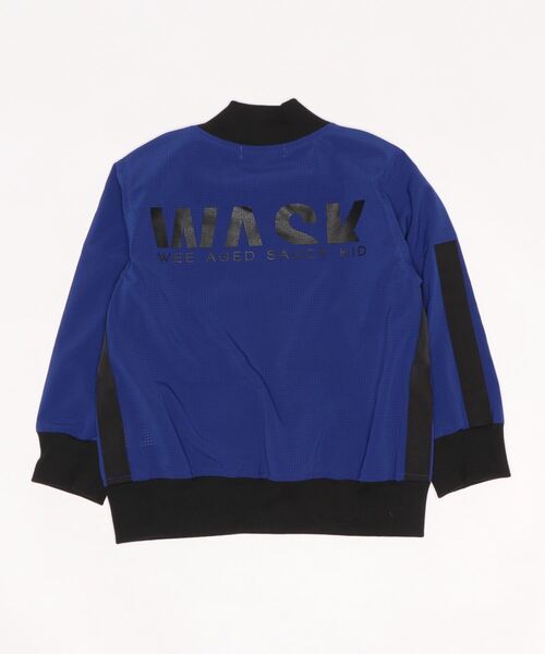 WASK（ワスク）の「WASK/袖 テープ 無地 ロゴ 柄 クールドッツ ブルゾン (100~160cm)（ブルゾン・キッズ・ブルー/ベージュ系その他・140/120/100/130/150/160/110）」の5枚目の写真