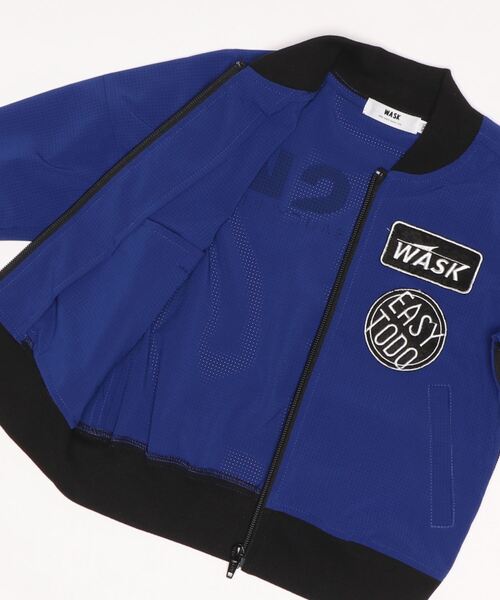 WASK（ワスク）の「WASK/袖 テープ 無地 ロゴ 柄 クールドッツ ブルゾン (100~160cm)（ブルゾン・キッズ・ブルー/ベージュ系その他・140/120/100/130/150/160/110）」の19枚目の写真