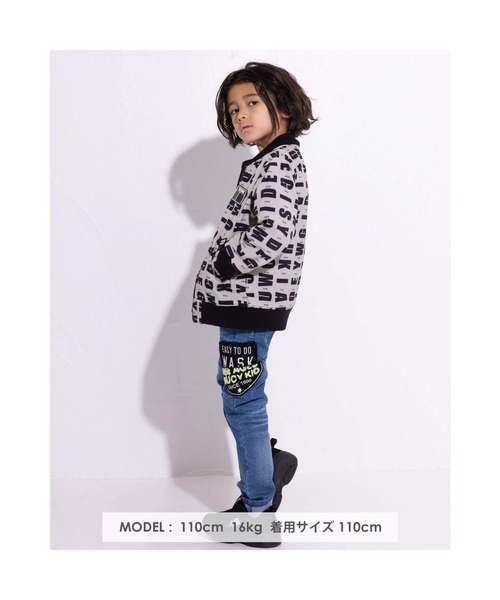 WASK（ワスク）の「WASK/袖 テープ 無地 ロゴ 柄 クールドッツ ブルゾン (100~160cm)（ブルゾン・キッズ・ブルー/ベージュ系その他・140/120/100/130/150/160/110）」の11枚目の写真