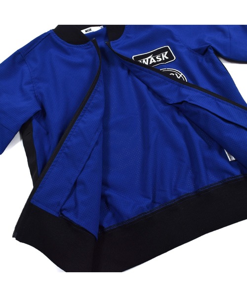 WASK（ワスク）の「WASK/袖 テープ 無地 ロゴ 柄 クールドッツ ブルゾン (100~160cm)（ブルゾン・キッズ・ブルー/ベージュ系その他・140/120/100/130/150/160/110）」の13枚目の写真