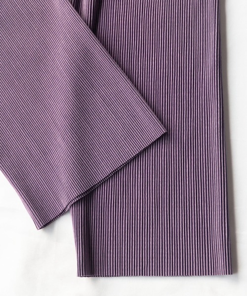 me+em select（ミームセレクト）の「【セルフカット】華奢見えカラープリーツパンツ【新色追加！！選べる１４色展開】（その他パンツ・レディース・パープル/グリーン/オレンジ/アイボリー/ブラック/ブルー/グリーン系その他/ダークグリーン/マスタード/ピンク系その他/テラコッタ/ブルー系その他/ライム/ピンク系その他2・MEDIUM）」の22枚目の写真