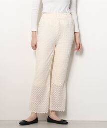 Per sist ence | Per sist ence/パーシエンス レースニットソーフレアパンツ(その他パンツ)