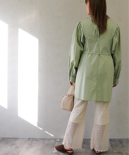 Per sist ence(パーシエンス)の「Per sist ence/パーシエンス レースニットソーフレアパンツ(その他パンツ・レディース・ブラック/ブルー/アイボリー・FREE)」の8枚目の写真