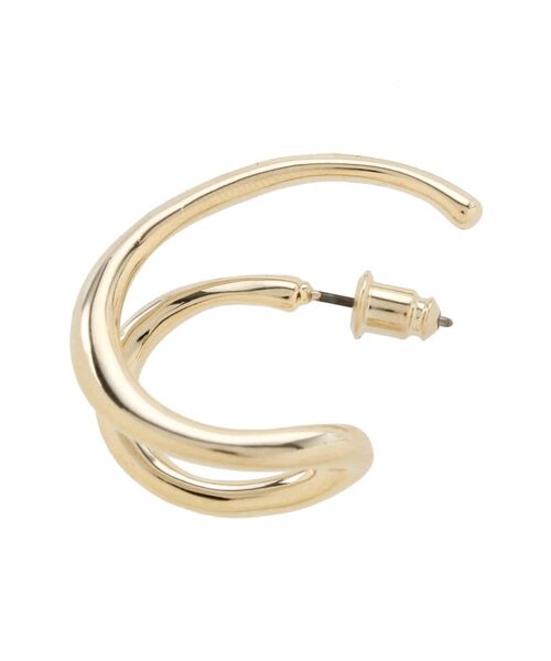 EMODA(エモダ)の「ニュアンスダブルピアス(ピアス(両耳用)・レディース・シルバー/ゴールド・FREE)」の7枚目の写真