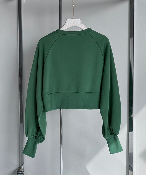 etade(エタード)の「【etade】logo short sweat etdwz22s001(スウェット・レディース・ネイビー/グレー/グリーン/アイボリー・FREE)」の16枚目の写真
