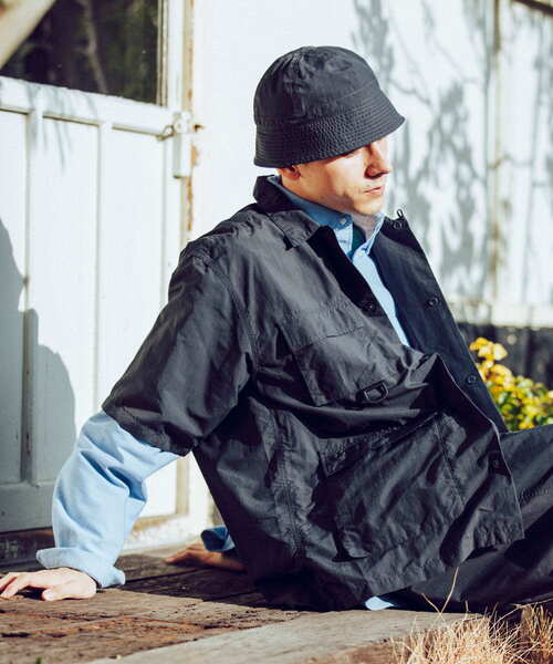 BURLAP OUTFITTER（バーラップアウトフィッター）の「『別注』BURLAP OUTFITTER×DOORS　SupplexNylon S/S SHIRTS（シャツ/ブラウス・メンズ・ダークグレー/オリーブ/ライトカーキ・LARGE/MEDIUM）」の19枚目の写真