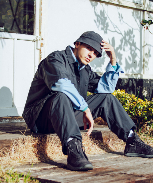 BURLAP OUTFITTER（バーラップアウトフィッター）の「『別注』BURLAP OUTFITTER×DOORS　SupplexNylon S/S SHIRTS（シャツ/ブラウス・メンズ・ダークグレー/オリーブ/ライトカーキ・LARGE/MEDIUM）」の20枚目の写真