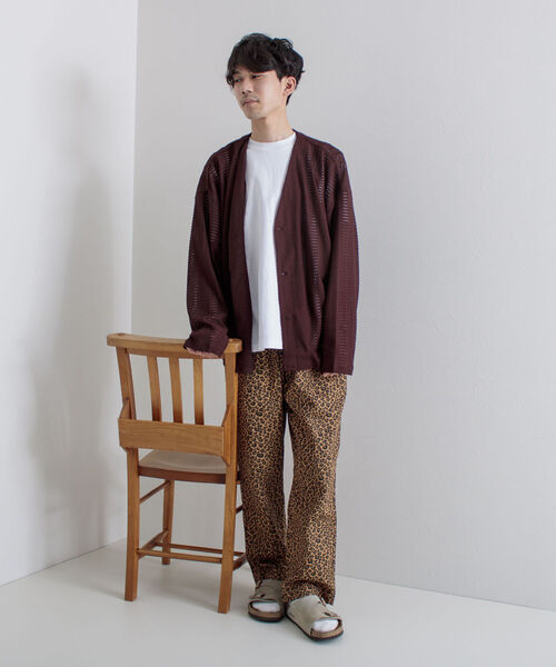 GLOSTER（グロスター）の「【GLOSTER/グロスター】ニットライク ボレロカーディガン（カーディガン/ボレロ・メンズ・ブラック/ダークブラウン/オフホワイト・MEDIUM/LARGE）」の13枚目の写真