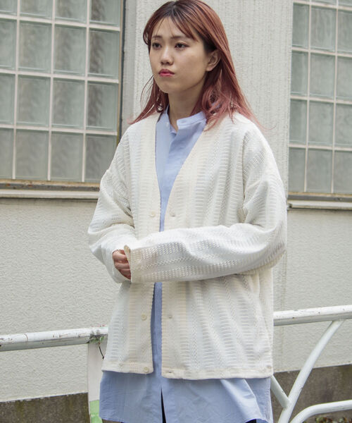 GLOSTER（グロスター）の「【GLOSTER/グロスター】ニットライク ボレロカーディガン（カーディガン/ボレロ・メンズ・ブラック/ダークブラウン/オフホワイト・MEDIUM/LARGE）」の21枚目の写真