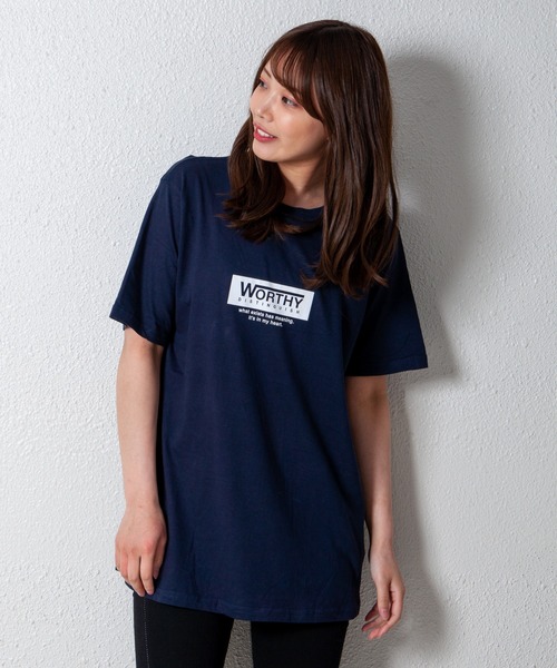 GGD SELECT(ジージーディー セレクト)の「スモールロゴプリントTシャツ(Tシャツ/カットソー・レディース・ブラック系その他/レッド/ピンク/ブラック/グリーン系その他/ベージュ/グリーン/ブラック系その他2/ホワイト系その他/ホワイト/ネイビー/オレンジ・L/M/LL)」の9枚目の写真