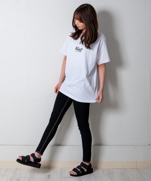 GGD SELECT(ジージーディー セレクト)の「スモールロゴプリントTシャツ(Tシャツ/カットソー・レディース・ブラック系その他/レッド/ピンク/ブラック/グリーン系その他/ベージュ/グリーン/ブラック系その他2/ホワイト系その他/ホワイト/ネイビー/オレンジ・L/M/LL)」の13枚目の写真