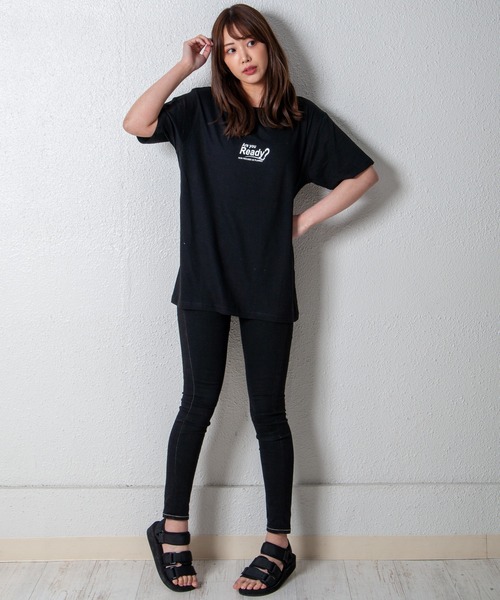 GGD SELECT(ジージーディー セレクト)の「スモールロゴプリントTシャツ(Tシャツ/カットソー・レディース・ブラック系その他/レッド/ピンク/ブラック/グリーン系その他/ベージュ/グリーン/ブラック系その他2/ホワイト系その他/ホワイト/ネイビー/オレンジ・L/M/LL)」の20枚目の写真