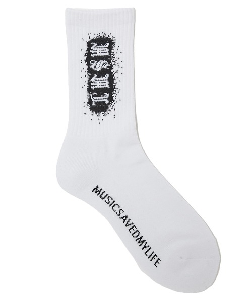 MSML（エムエスエムエル）の「SPLASH SOX（ソックス/靴下・メンズ・ホワイト/ブラック/イエロー・FREE）」の6枚目の写真