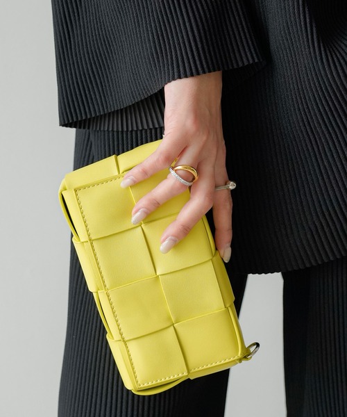 rectangle（レクタングル）の「マルチウェイメッシュバッグ（ショルダーバッグ・レディース・ブラック/ピンク/グリーン・FREE）」の3枚目の写真