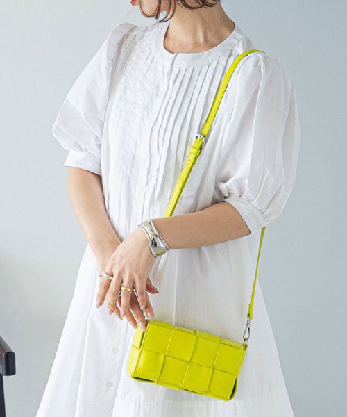 rectangle（レクタングル）の「マルチウェイメッシュバッグ（ショルダーバッグ・レディース・ブラック/ピンク/グリーン・FREE）」の11枚目の写真