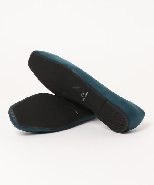 KATHARINE ROSS（キャサリンロス）の「【KATHARINE ROSS】〇フロントギャザーサテンバレエパンプス（パンプス・レディース・グリーン/ダークブラウン・LARGE/MEDIUM）」の20枚目の写真