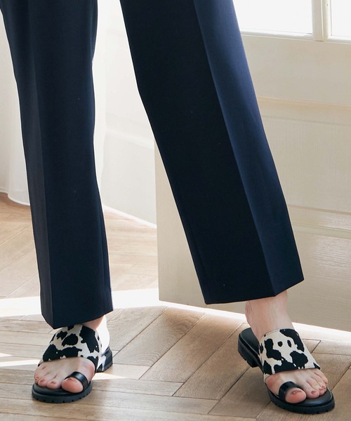 ikka（イッカ）の「トングアニマルサンダル（サンダル・レディース・オフホワイト/ブラック・M/L）」の15枚目の写真