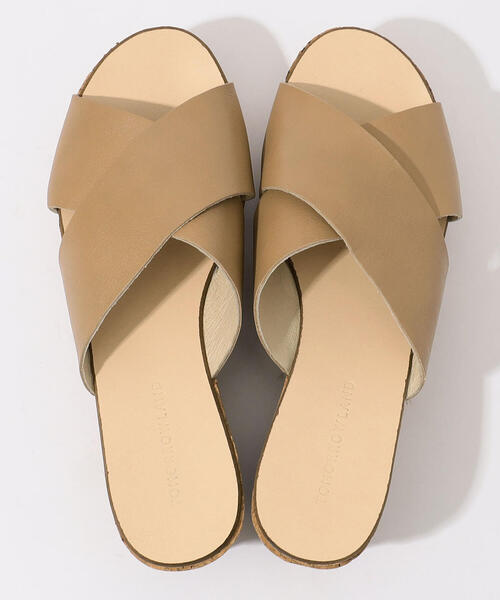 TOMORROWLAND （トゥモローランド）の「TOMORROWLAND コルクウェッジサンダル（サンダル・レディース・ブラック/ベージュ・38/36/37）」の8枚目の写真