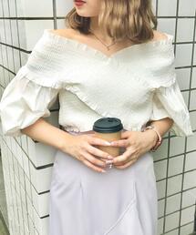 INGNI | シャーリングクロス／ブラウス(シャツ/ブラウス)