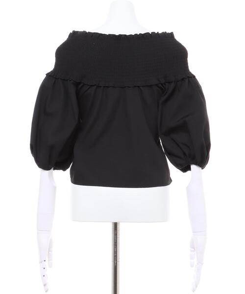 INGNI（イング）の「シャーリングクロス／ブラウス（シャツ/ブラウス・レディース・オフホワイト/ブラック/ブラウン/ピンク/ブラック系その他3・M）」の15枚目の写真