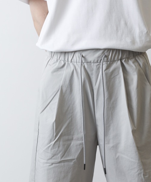 ATTACHMENT(アタッチメント)の「【 直営店・ZOZOTOWN限定 】タイプライタークロスオーバーストレッチショーツ / TYPEWRITER CROSSOVER STRETCH SHORTS(その他パンツ・メンズ・ライトグレー/ブラック/グレー系その他・2/3/1)」の9枚目の写真