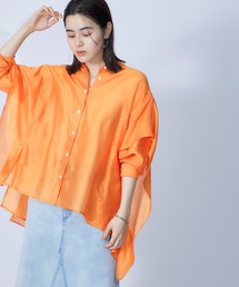 ROPE' | ブライトシアーラッフルショールブラウス(シャツ/ブラウス)