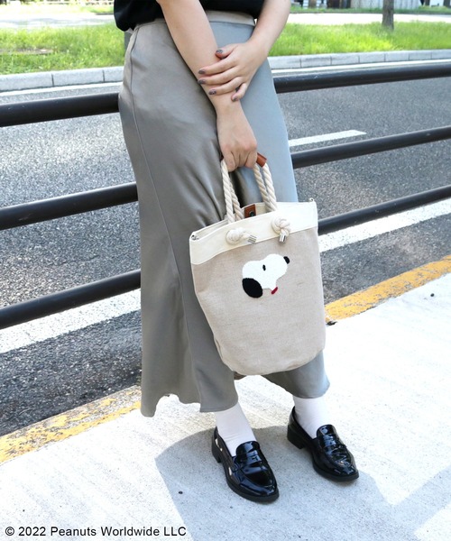 SNOOPY（スヌーピー）の「SNOOPY　JUTE SAGARA ROUND BAG / スヌーピー ジュートサガララウンドバッグ（ショルダーバッグ・レディース・その他2/その他1・FREE）」の13枚目の写真
